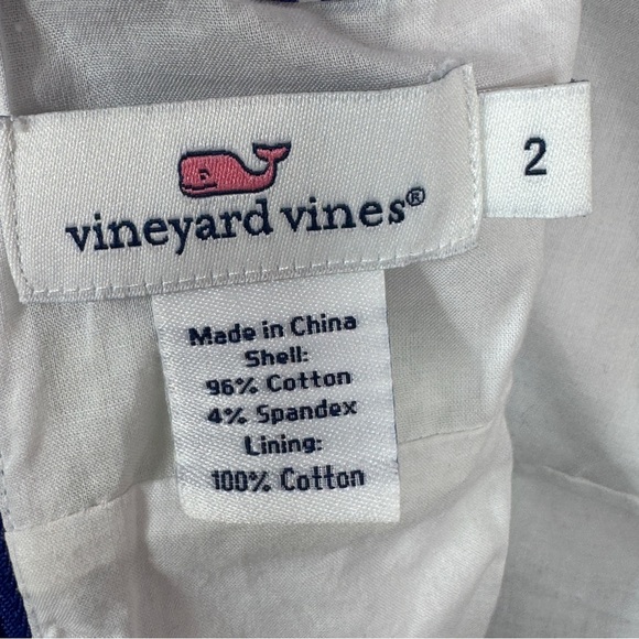 Vineyard Vines Aurora Whale Patchwork Print Strapless Tube Sheath‎ Dress 2 - Picture 9 of 11